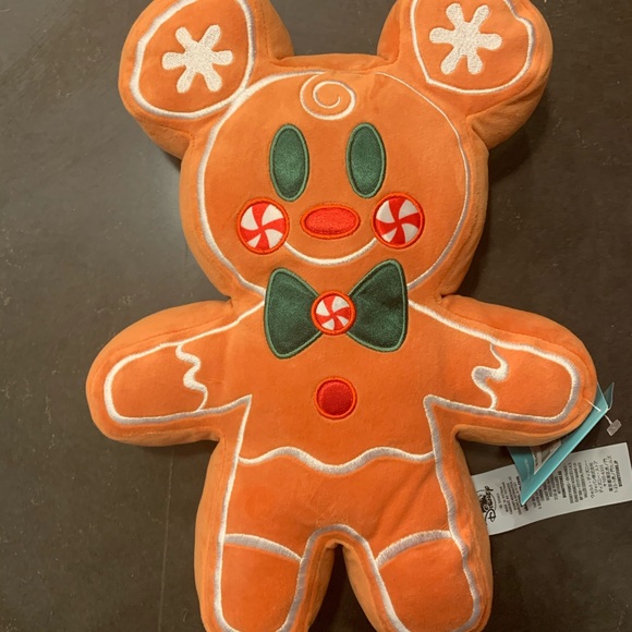 mickey mouse gingerbread man plush
